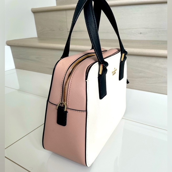 Authentic Kate Spade cross body bag. Pink, white and black. - Picture 2 of 7